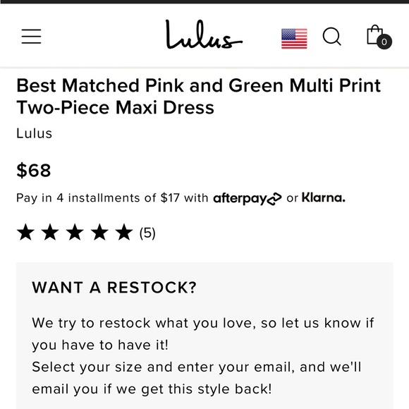 Lulu’s Best Matched Pink & Green Two-Piece Maxi Dress - Picture 4 of 14